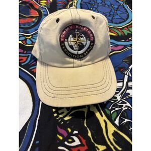 Tommy Hilfiger Expedition Series custom beige leather strapback